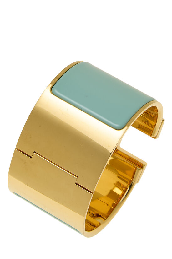 Blue Enamel Clic-Clac 'H' Extra Wide, , large image number 1