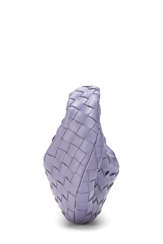 Purple Intrecciato Leather Jodie Mini, , large image number 2