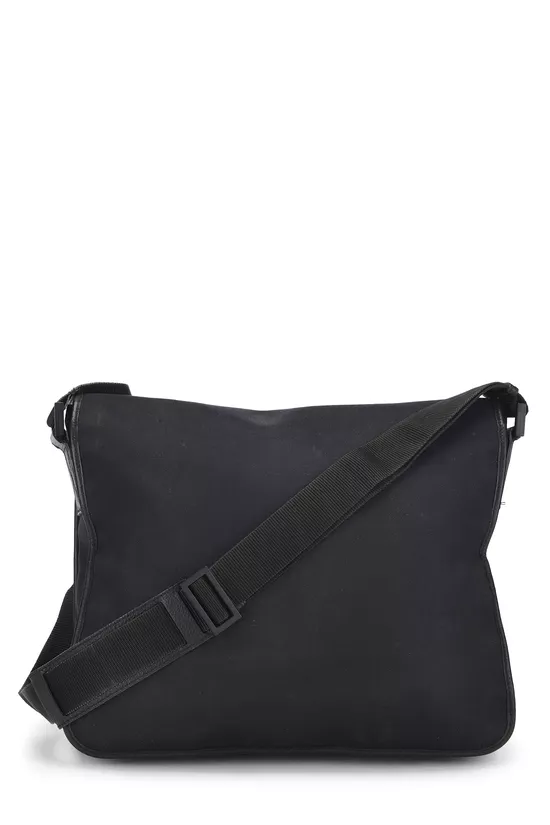 Black Canvas Hysteria Messenger Bag, , large image number 3