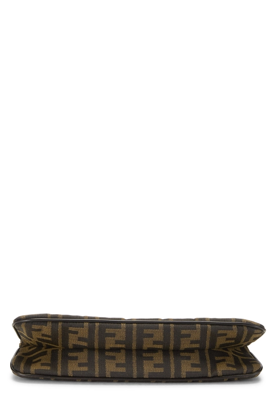 Brown Zucca Canvas Shoulder Bag, , large image number 4