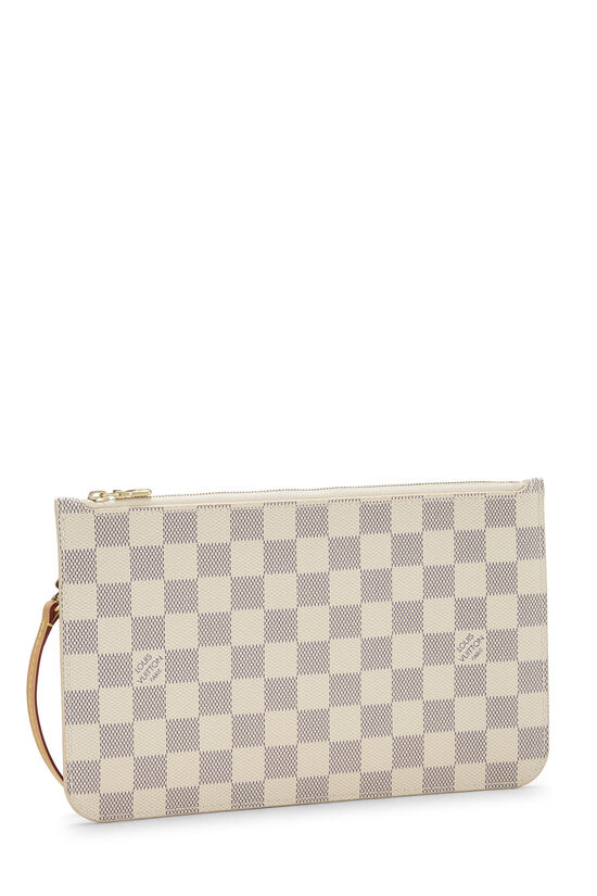 Damier Azur Neverfull Pouch MM, , large image number 1