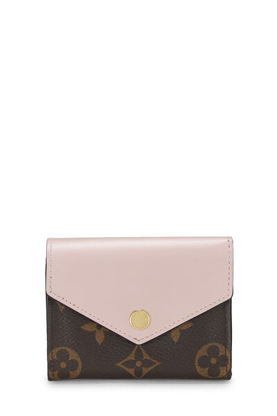 Pink Monogram Canvas Zoe Wallet