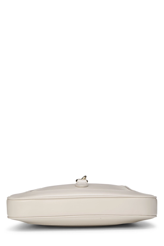 Grey Leather Jackie Shoulder Bag Medium, , large image number 4