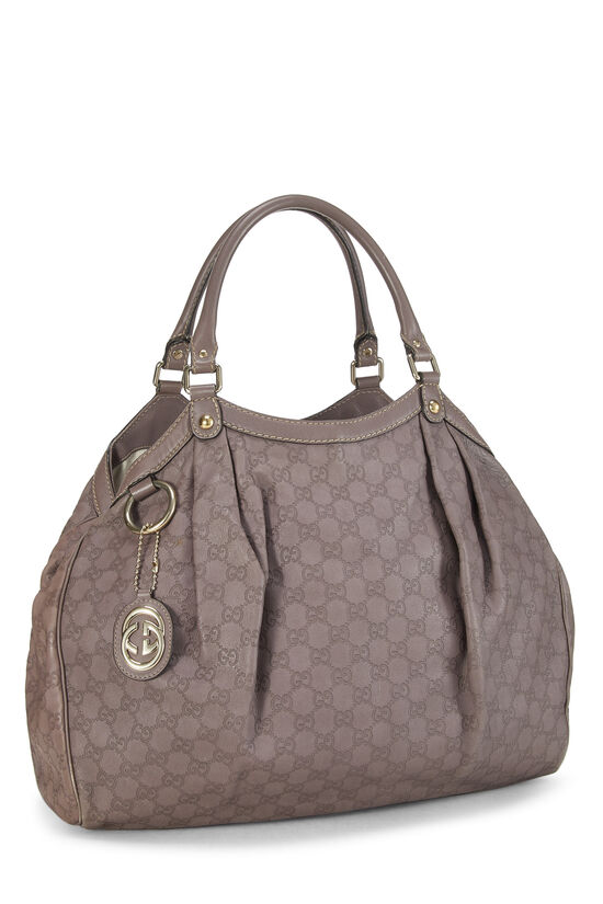 Purple Guccissima Sukey Tote Large, , large image number 1