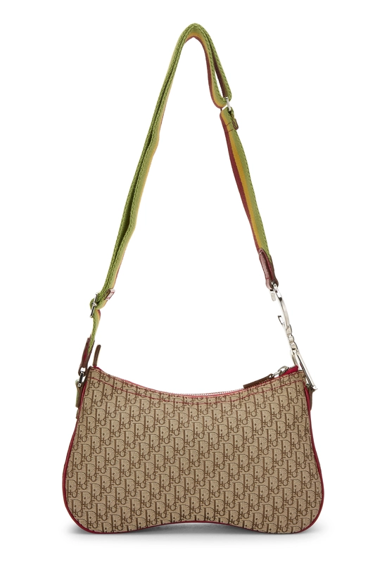 Multicolor Trotter Canvas Rasta Double Saddle Bag, , large image number 3