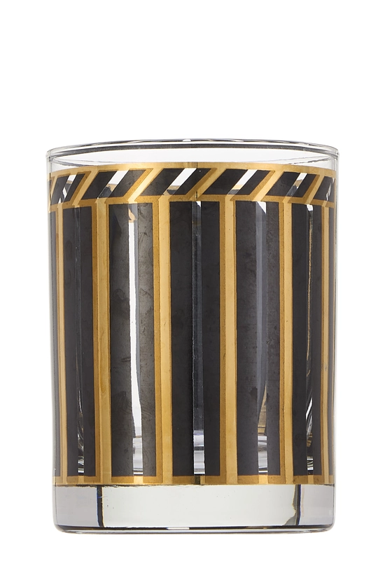 Gold 22k Gilded Striped Glassware Set of 4, , large image number 0