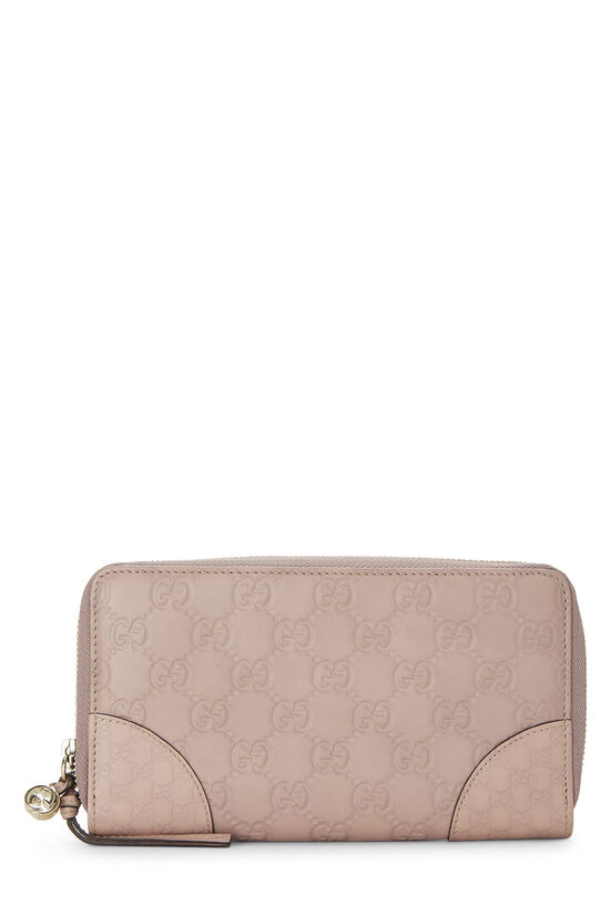 Pink Guccissima Bree Wallet, , large image number 0