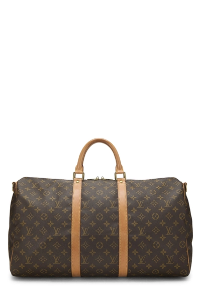 Monogram Canvas Keepall Bandouliere 50