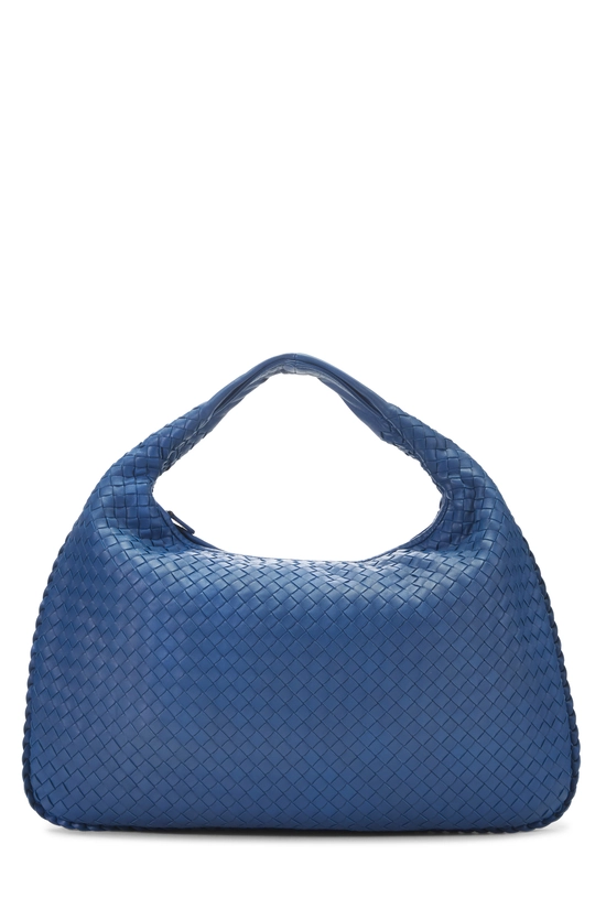 Blue Intrecciato Veneta Hobo Large, , large image number 0