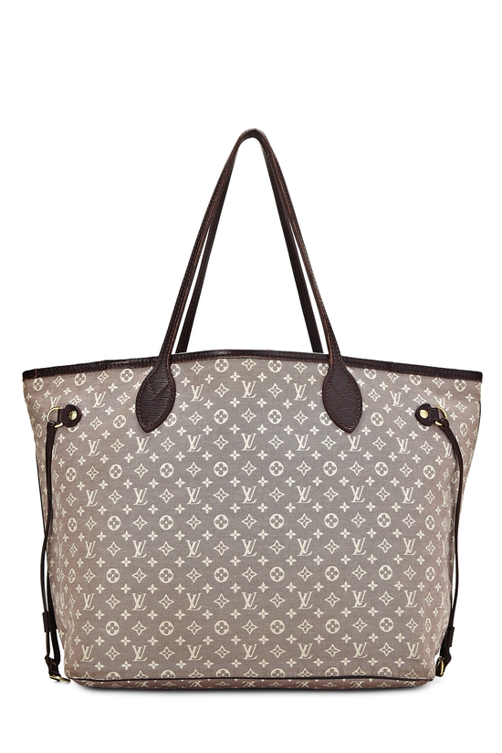 Burgundy Monogram Idylle Neverfull MM, , large image number 3