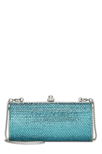 Blue Crystal Minaudiere Small