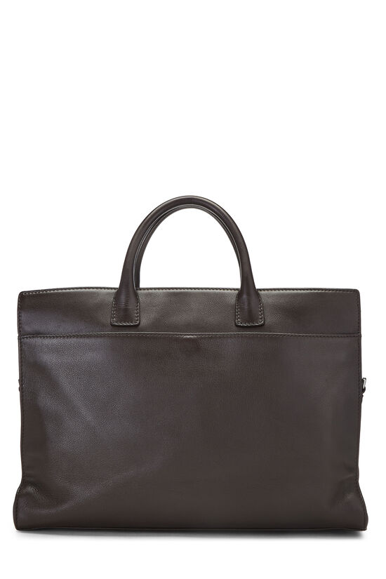 Brown Leather Briefcase, , large image number 3