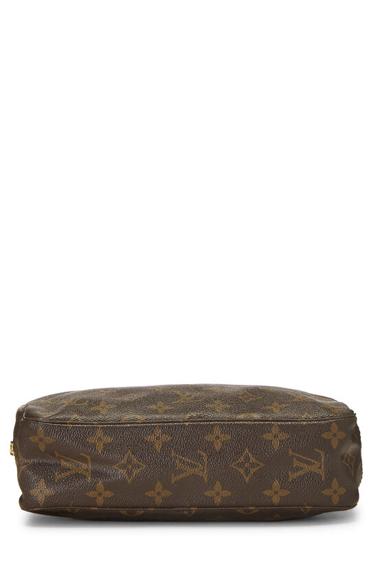 Louis+Vuitton+Trousse+Toilette+Pouch+23+Brown+Canvas for sale online