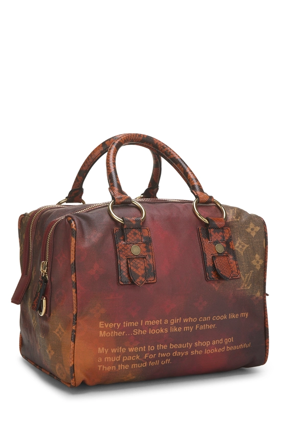 Richard Prince x Louis Vuitton Red Monogram Jokes Man Crazy , , large image number 1