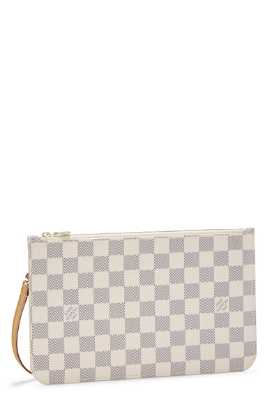 Damier Azur Neverfull Pouch MM NM, , large