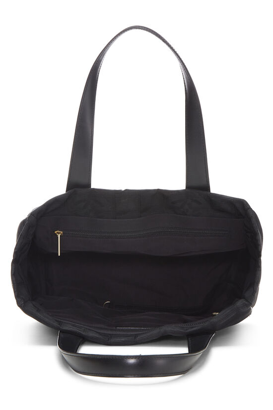 Black Travel Line Tote Small, , large image number 6