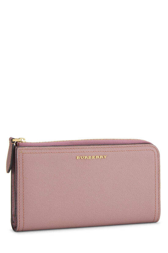 Pink Leather Alvington Continental Wallet, , large image number 1