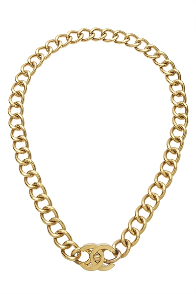 Gold 'CC' Turnlock Choker Large