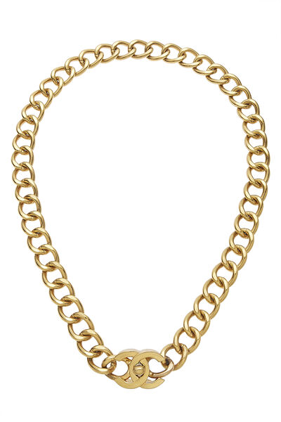 Gold 'CC' Turnlock Choker Large