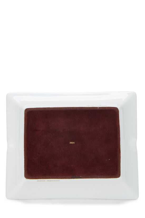 Burgundy 'Elephant' Porcelain Ashtray, , large image number 2