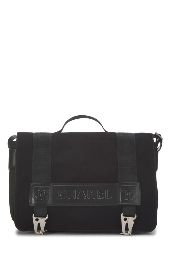Black Nylon Sportline Messenger, , large image number 0