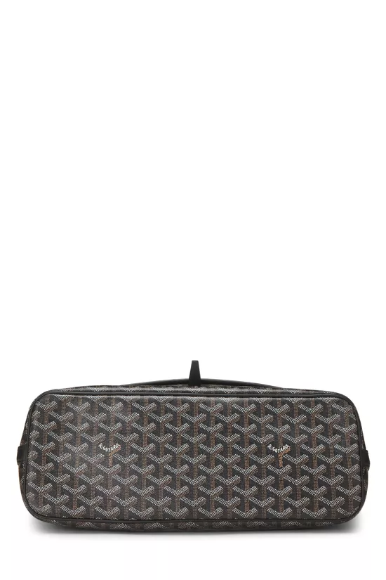 Black Goyardine Canvas Capetien MM, , large image number 4