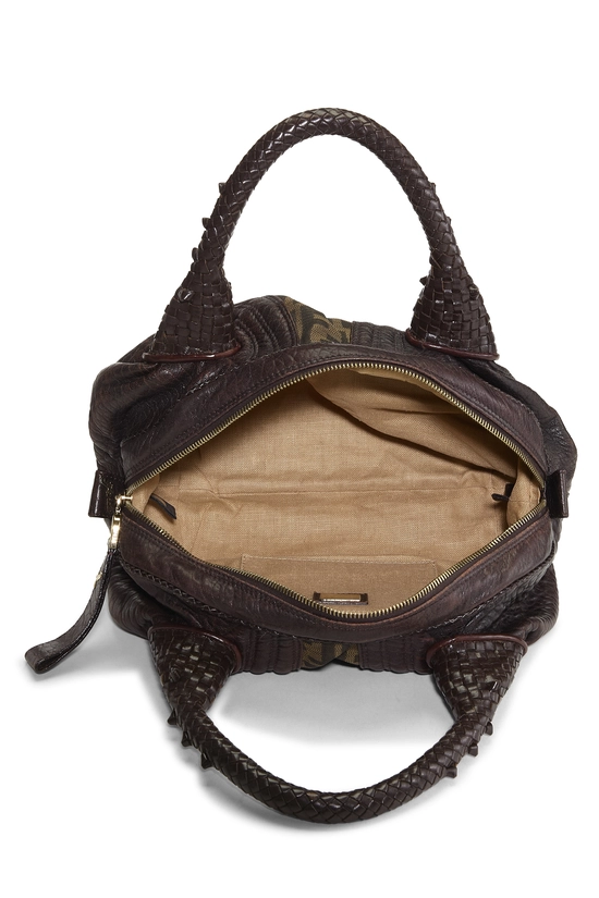 Brown Zucca Canvas & Leather Spy Mini, , large image number 5