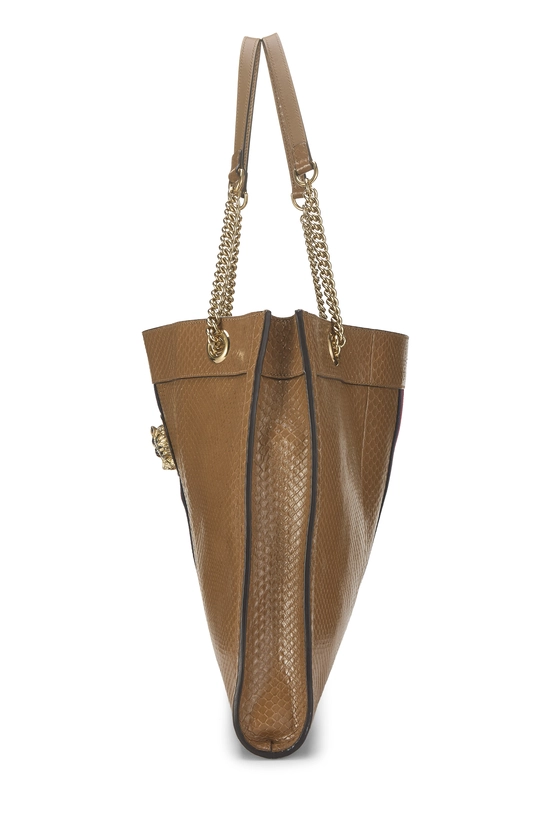 Brown Python Web Rajah Tote Large, , large image number 2