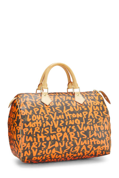 Stephen Sprouse x Louis Vuitton Orange Monogram Graffiti Speedy 30, , large