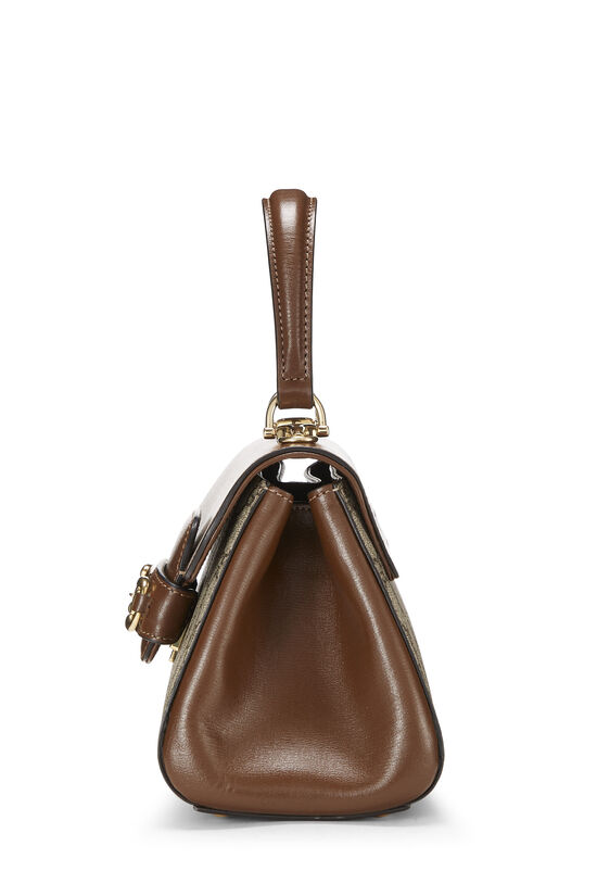 Brown GG Supreme Canvas 1955 Horsebit Handbag Mini, , large image number 3