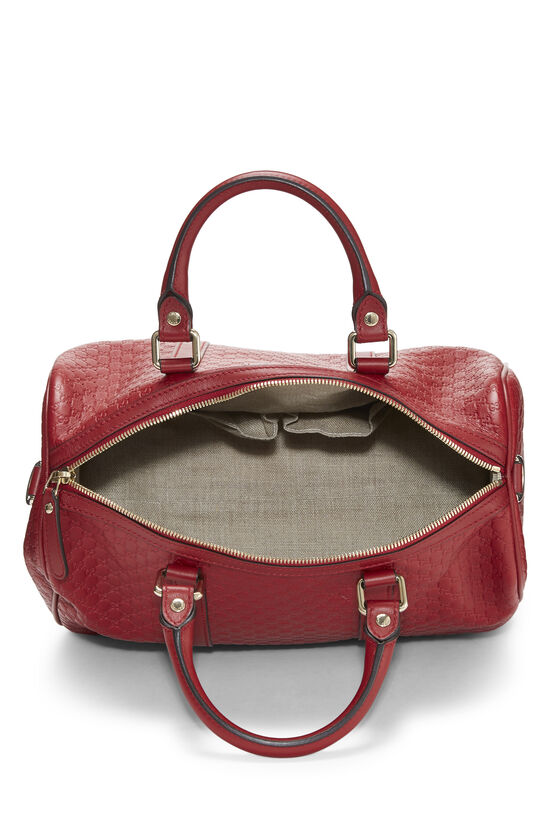 Red Microguccissima Leather Joy Boston, , large image number 5