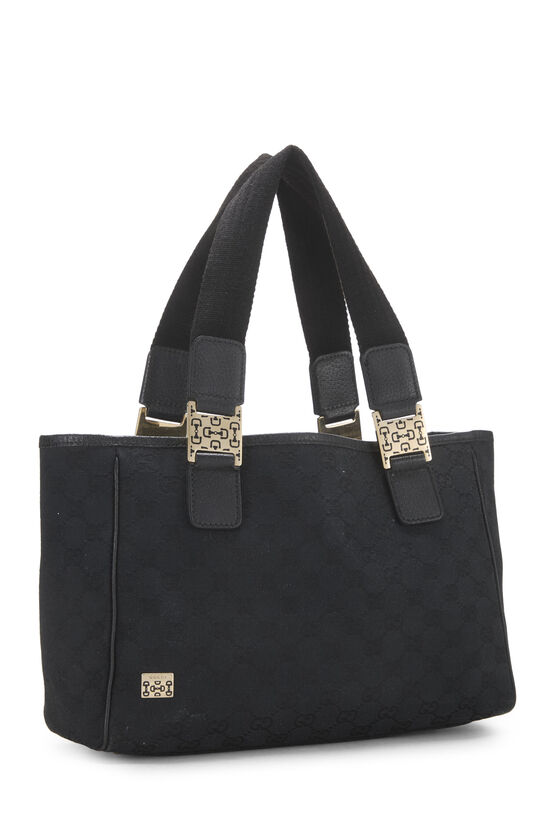 Pre-Owned Black Original GG Canvas Pop Tote QFB1E72BKB000