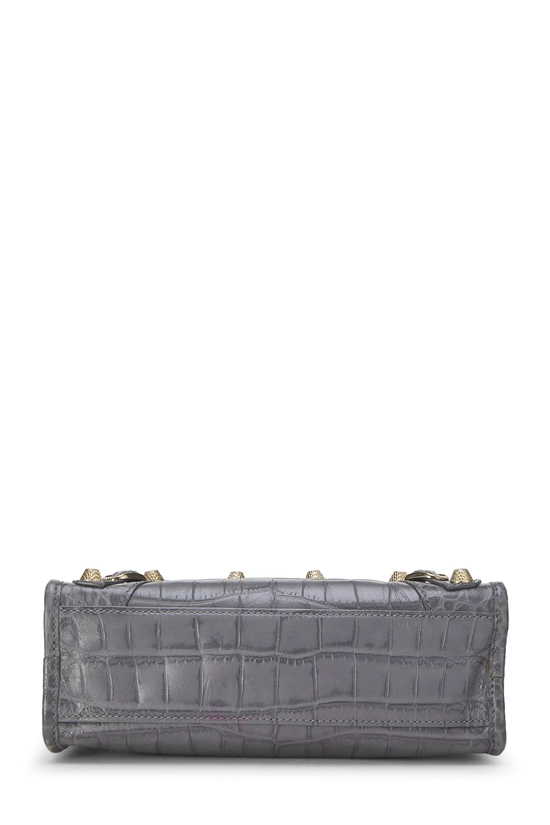 Grey Embossed Leather Classic City Mini, , large image number 4