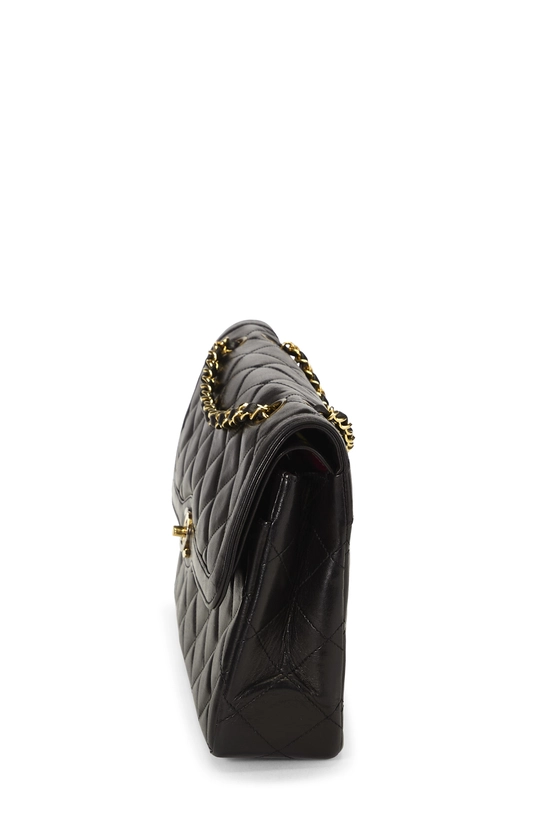 Black Quilted Lambskin Paris Limited Double Flap, , large image number 2