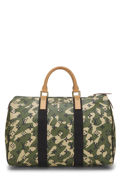 Louis Vuitton Takashi Murakami x Louis Vuitton Monogramouflage Speedy Top Handle Bag 35