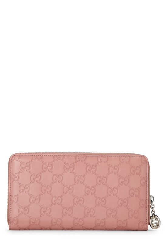 Pink Guccissima Continental Wallet, , large image number 2