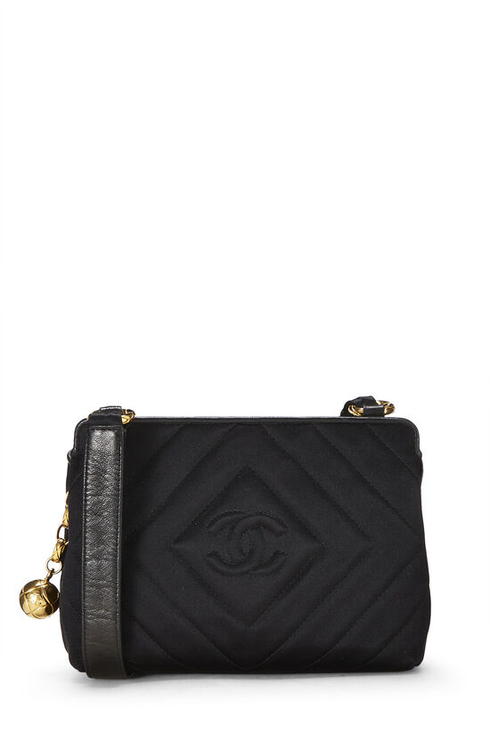 Chanel CC Small Quilted Suede Crossbody