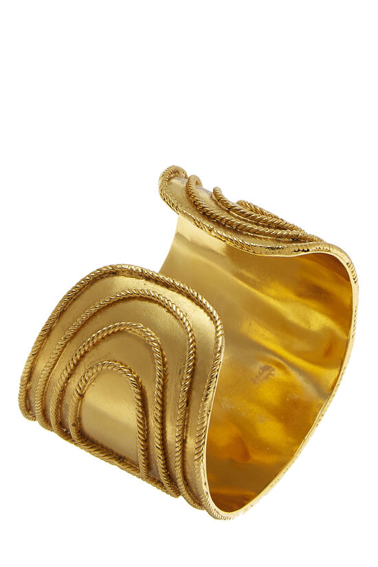 Gold & Multicolor Gripoix Cuff, , large image number 1