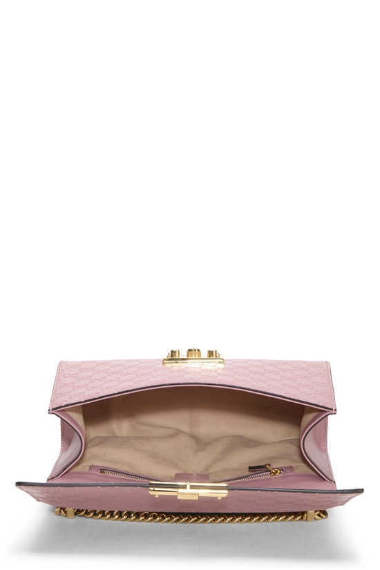 Pink Guccissima Padlock Shoulder Bag Medium, , large image number 5
