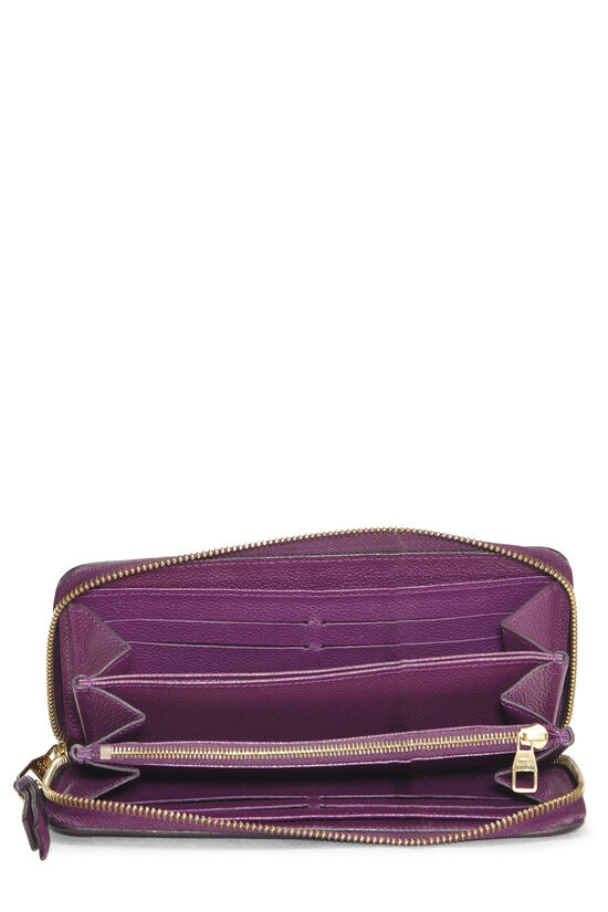 Louis Vuitton Flamme Monogram Empreinte Zippy Wallet QJA0FKLQUB000  