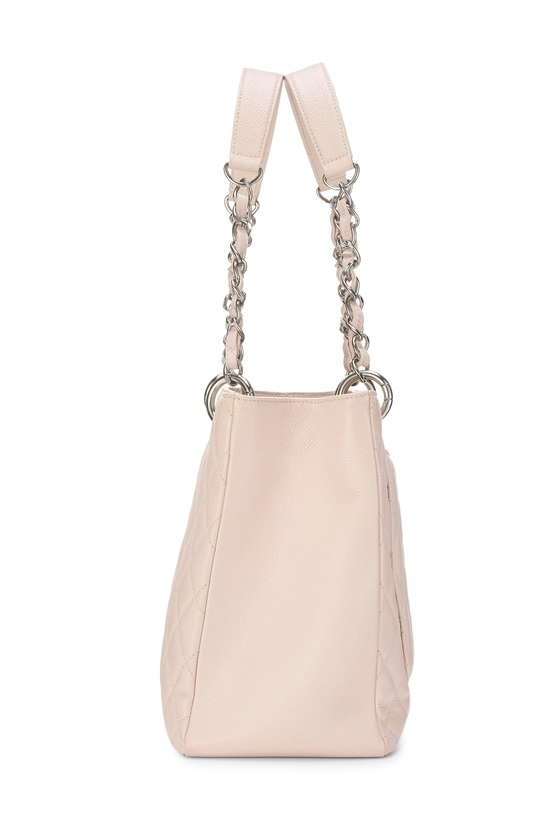 Pink Quilted Caviar Grand Shopping Tote (GST), , large image number 2