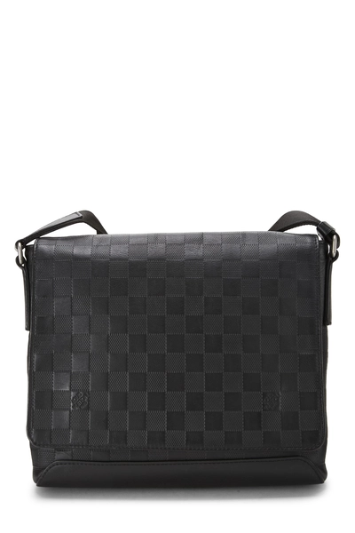 Louis Vuitton Black Damier Infini District Messenger PM
