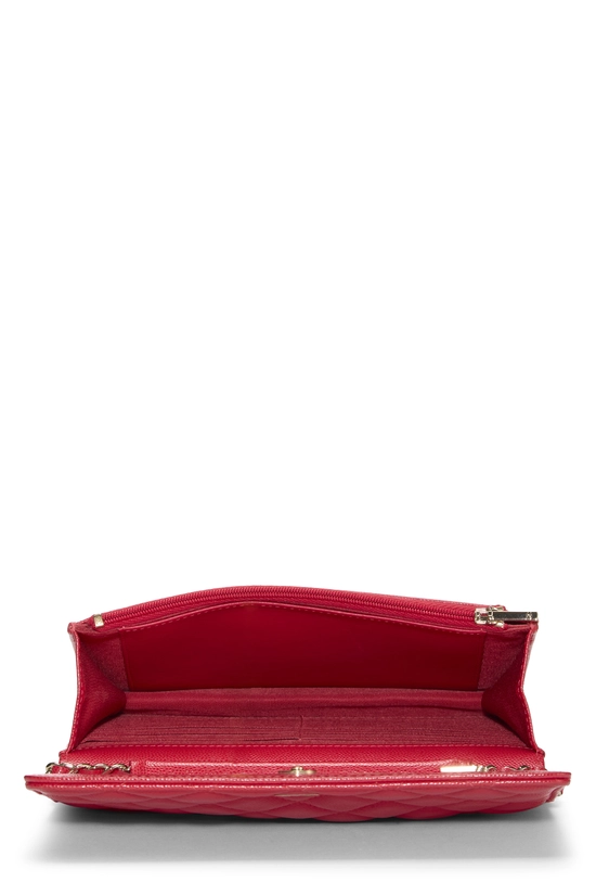 Red Caviar Classic Quilted Wallet on Chain (WOC), , large image number 5