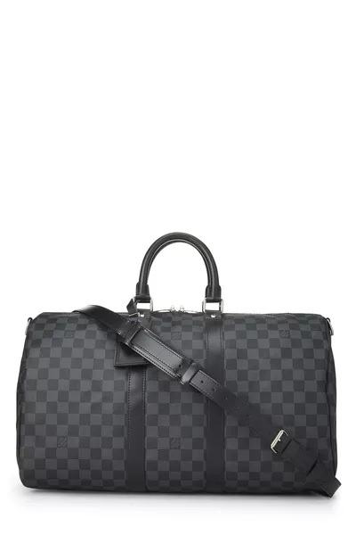Damier Graphite Keepall Bandouliere 45
