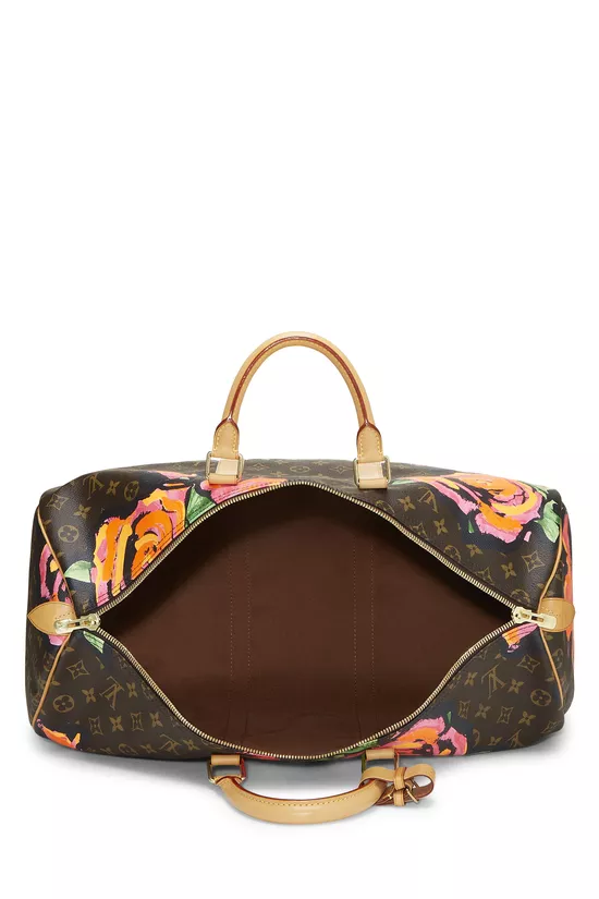 Pre-Owned Stephen Sprouse x Louis Vuitton Monogram Roses Keepall