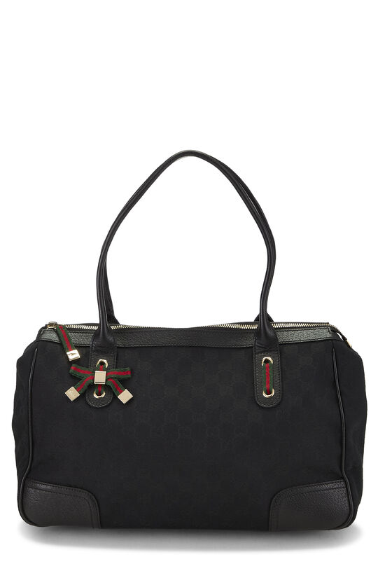 Black Original GG Canvas Princy Tote, , large image number 0