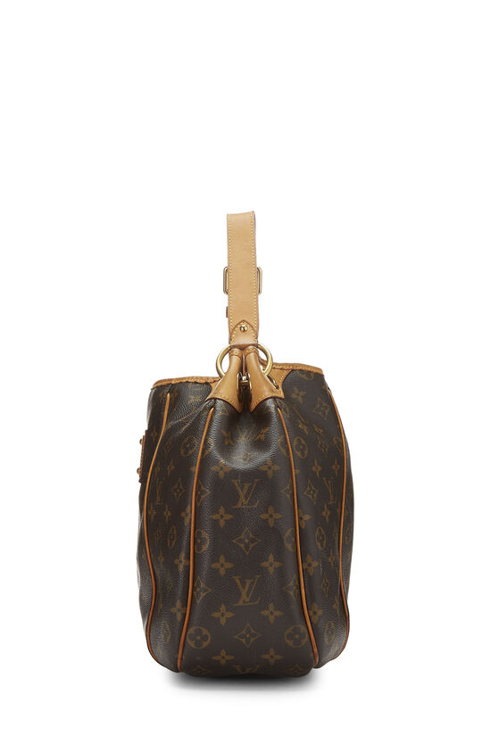 Louis Vuitton Monogram Galliera PM Brown Shoulder Handbag