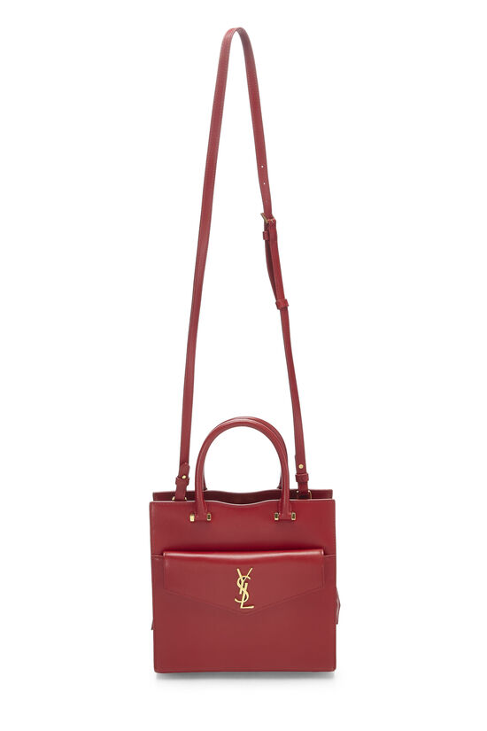 Red Grainy Uptown Tote Small, , large image number 1