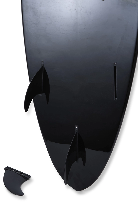 Black Polyurethane Surfboard, , large image number 3
