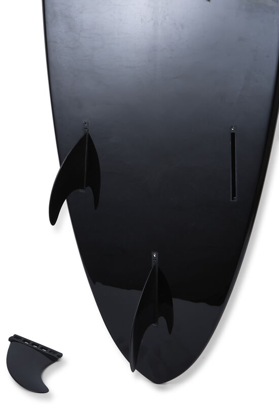 Black Polyurethane Surfboard, , large image number 3
